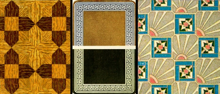 Art Deco Patterns in Linoleum
